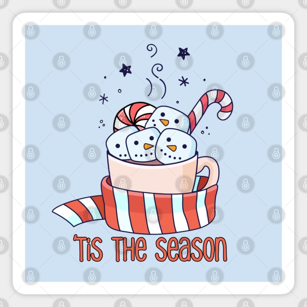 Peppermint Latte Season Magnet by HolidayBug